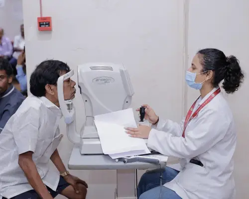 Consult eye doctor
