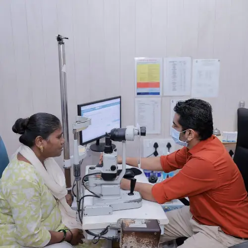 Consult eye doctor