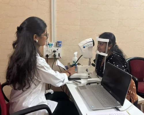 Consult eye doctor